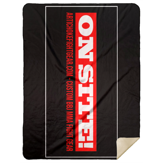 Artichoke Fight Gear Custom Design #14. ON SITE! Premium Mink Sherpa Blanket 60x80