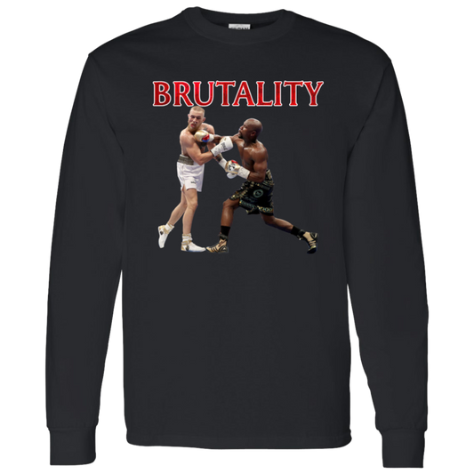 Artichoke Fight Gear Custom Design #5. Brutality! LS T-Shirt 100% Cotton