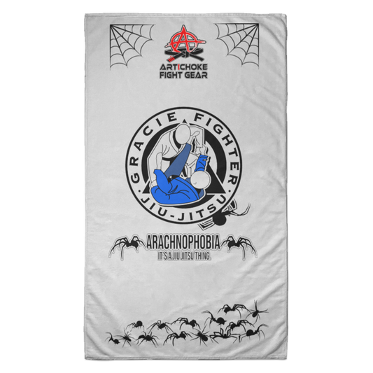 Artichoke Fight Gear Custom Design #1. Arachnophobia: Fear of Spiders. Spider Guard. It's a Jiu Jitsu Thing. Towel - 35x60