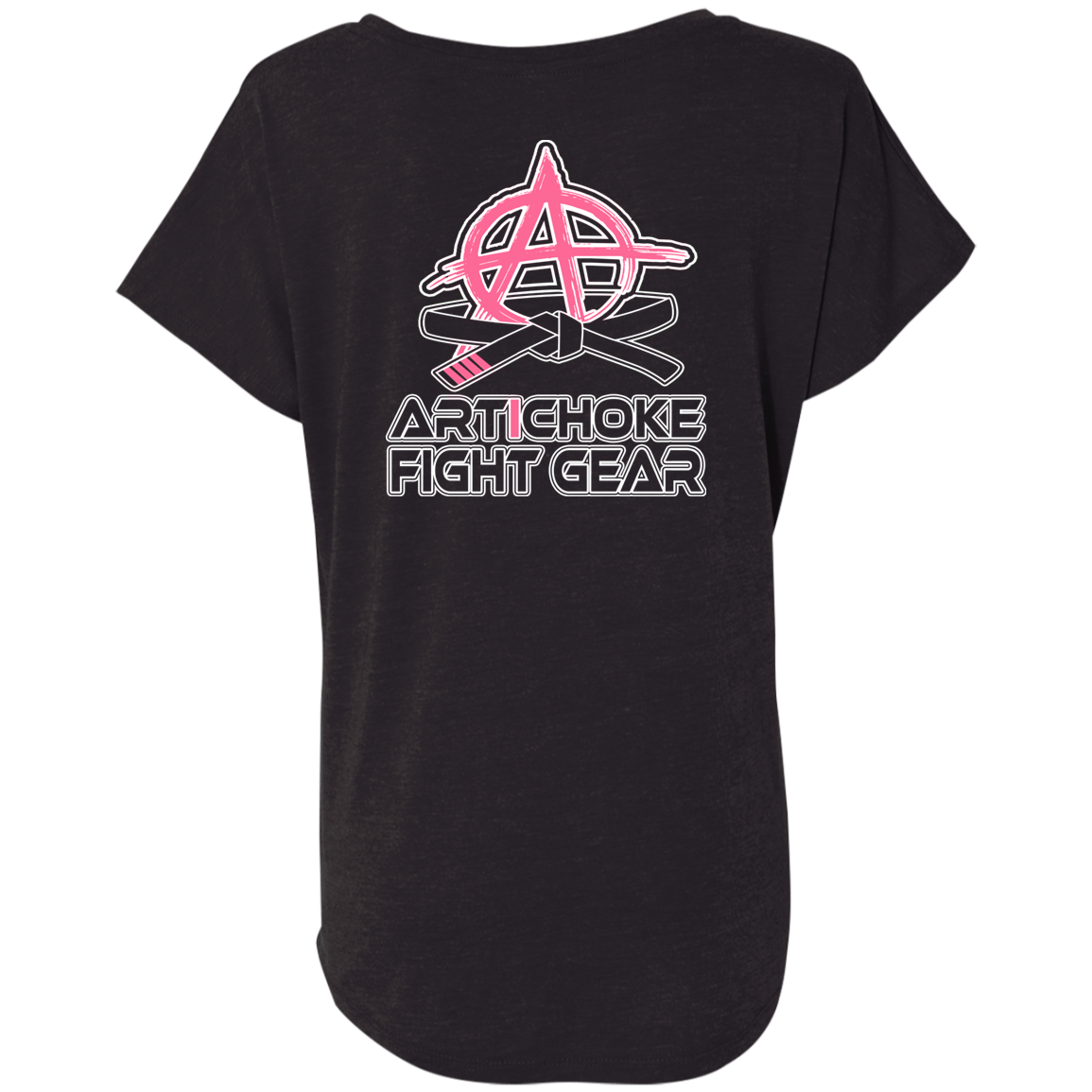 Artichoke Fight Gear Custom Design #11. Hello Fighter. Ladies' Triblend Dolman Sleeve