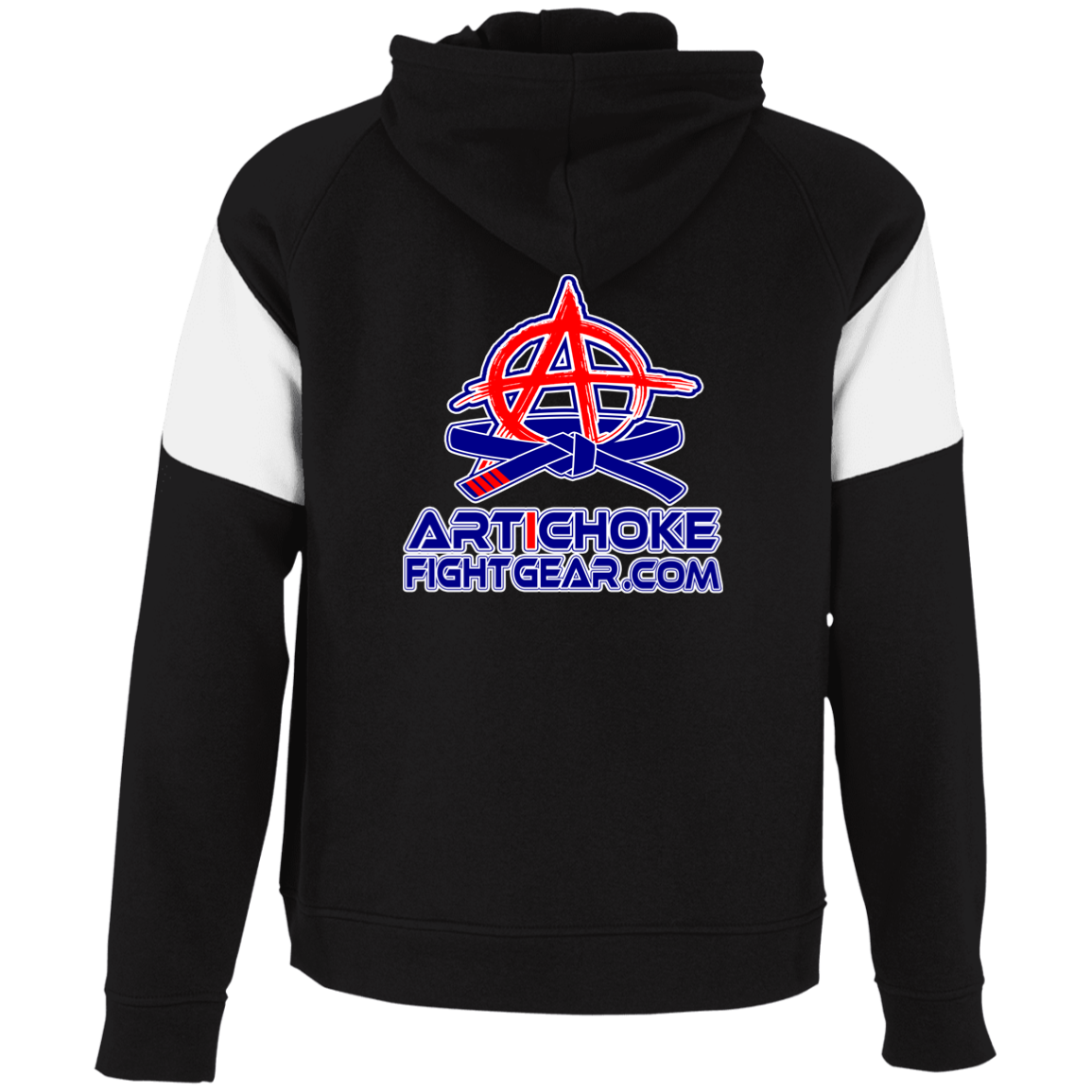 AFG Custom Design #04. Brazilian BJJ Parody. Colorblock Fleece Hoodie