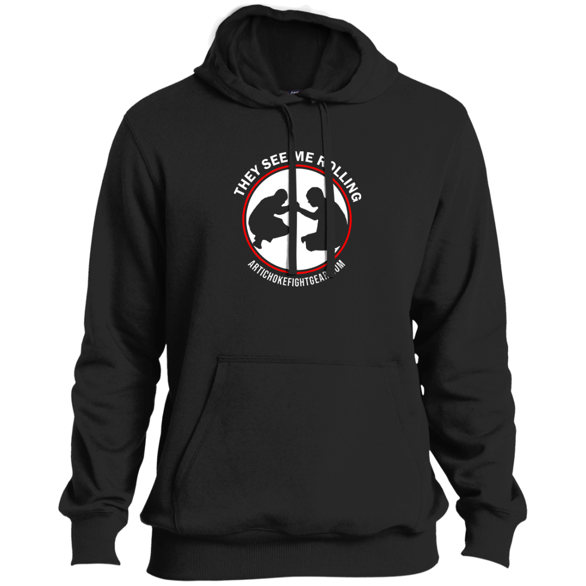 Artichoke Fight Gear Custom Design #16. They See Me Rolling. Tall Pullover Hoodie