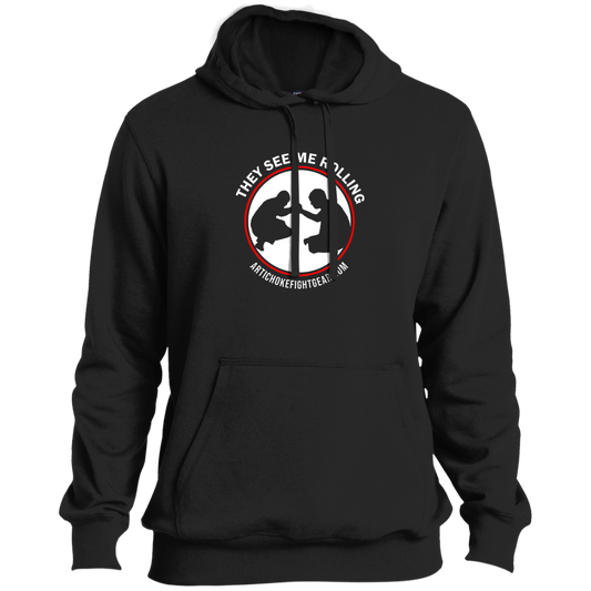 Artichoke Fight Gear Custom Design #16. They See Me Rolling. Tall Pullover Hoodie