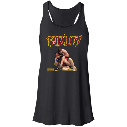 Artichoke Fight Gear Custom Design #21. FATLAITY! Flowy Racerback Tank