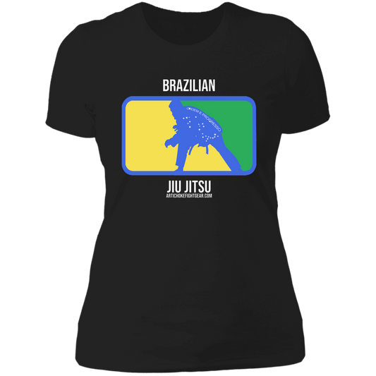 Artichoke Fight Gear Custom Design #13. BJJ, The New National Pastime. Ladies' Boyfriend T-Shirt