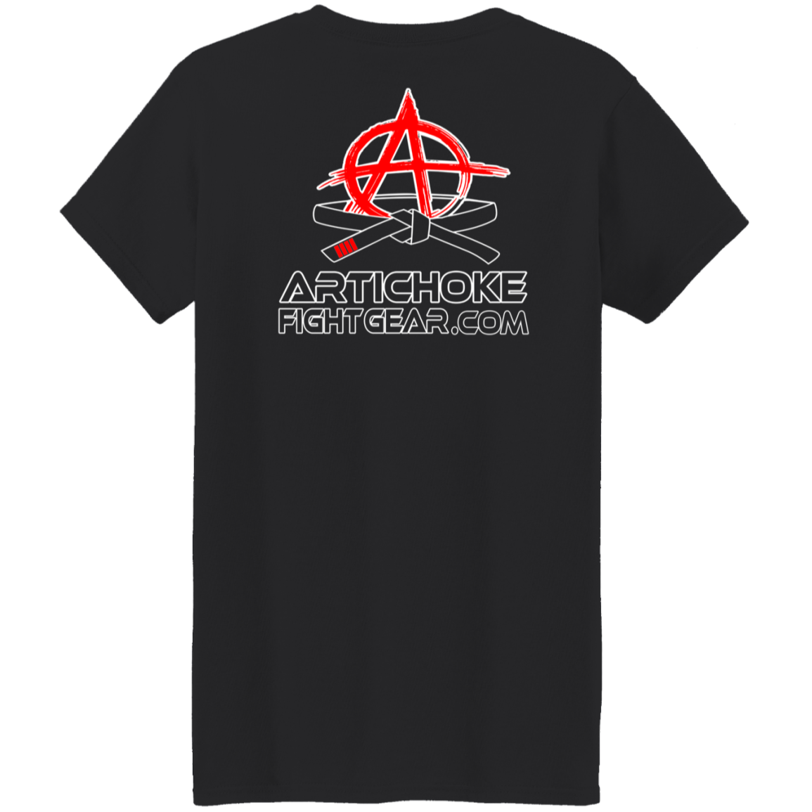 Artichoke Fight Gear Custom Design #19. Sticks and Stones. Ladies' 100% Pre-Shrunk Cotton T-Shirt