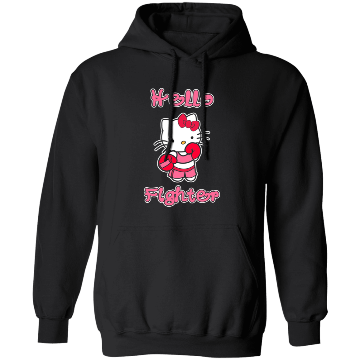 Artichoke Fight Gear Custom Design #11. Hello Fighter. Basic Pullover Hoodie