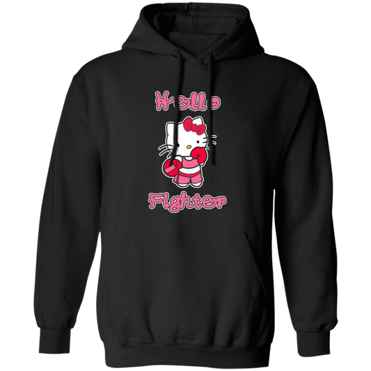 Artichoke Fight Gear Custom Design #11. Hello Fighter. Basic Pullover Hoodie