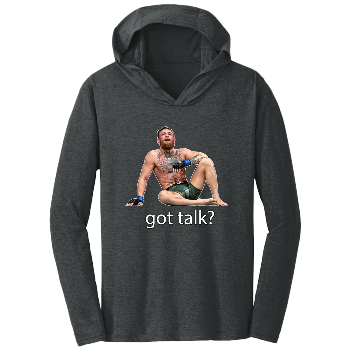 Artichoke Fight Gear Custom Design #10. Got Talk? Triblend T-Shirt Hoodie