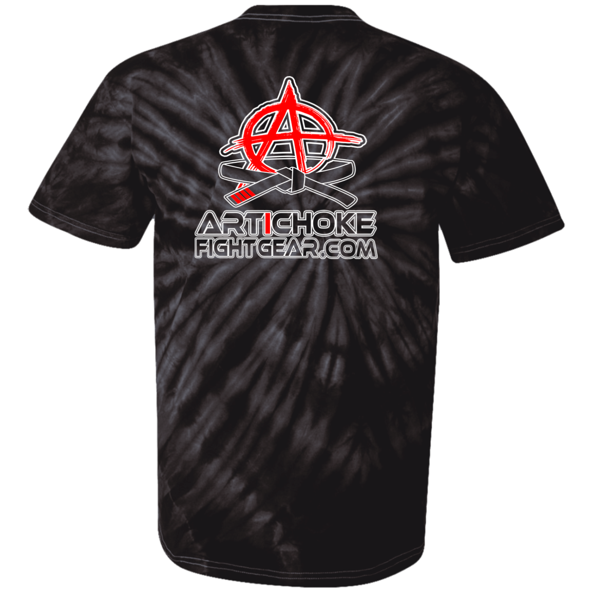 Artichoke Fight Gear Custom Design #14. ON SITE! 100% Cotton Tie Dye T-Shirt