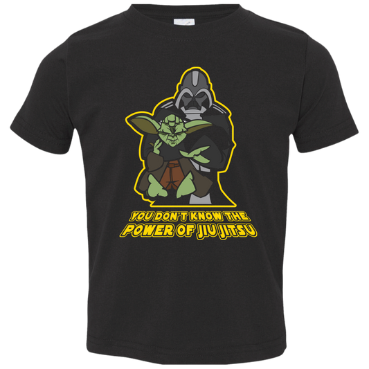 Artichoke Fight Gear Custom Design #20. You Don't Know the Power of Jiu Jitsu. Toddler Jersey T-Shirt