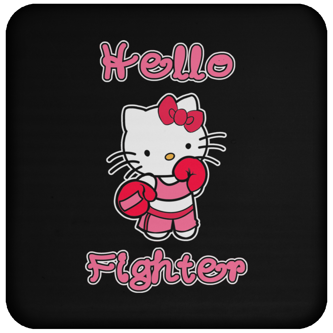 Artichoke Fight Gear Custom Design #11. Hello Fighter. Coaster