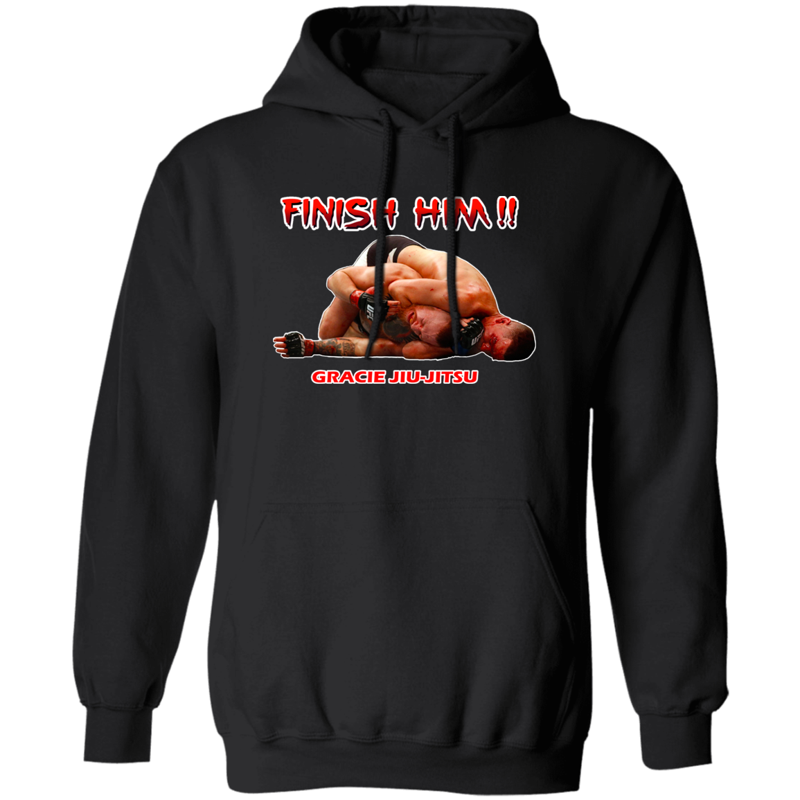 Artichoke Fight Gear Custom Design #8. Finish Him! Basic Pullover Hoodie