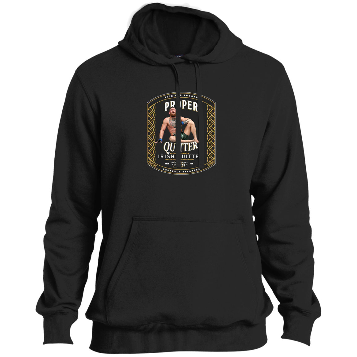 Artichoke Fight Gear Custom Design #15. Proper Quitter. Tall Pullover Hoodie