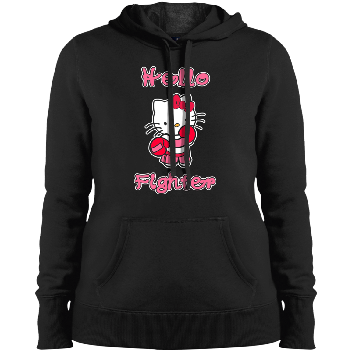 Artichoke Fight Gear Custom Design #11. Hello Fighter. Ladies' Pullover Hooded Sweatshirt