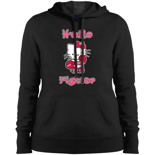 Artichoke Fight Gear Custom Design #11. Hello Fighter. Ladies' Pullover Hooded Sweatshirt