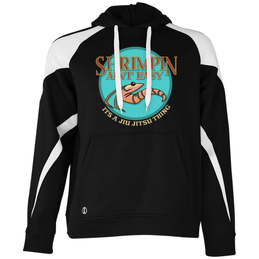 Artichoke Fight Gear Custom Design #18. Shrimpin ain't Easy. Colorblock Fleece Hoodie