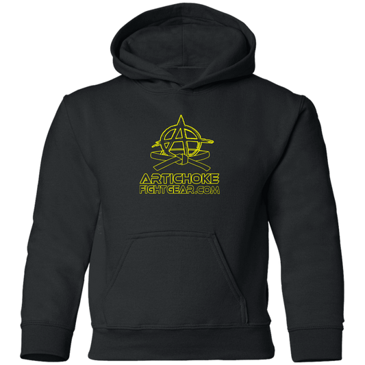 Artichoke Fight Gear Custom Design #9. EAT. SLEEP. JIU JITSU. REPEAT. Youth Pullover Hoodie