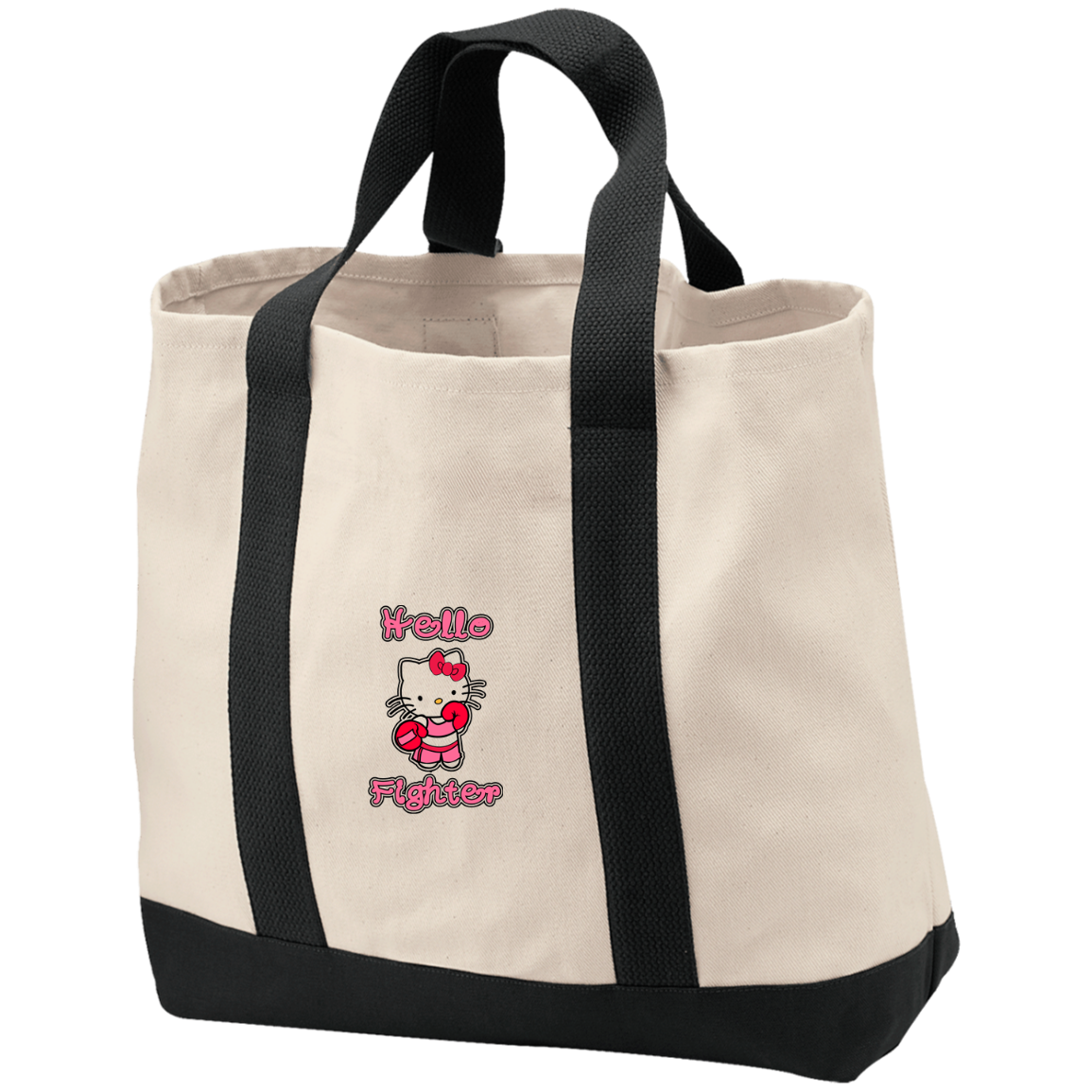 Artichoke Fight Gear Custom Design #11. Hello Fighter. 2-Tone Shopping Tote