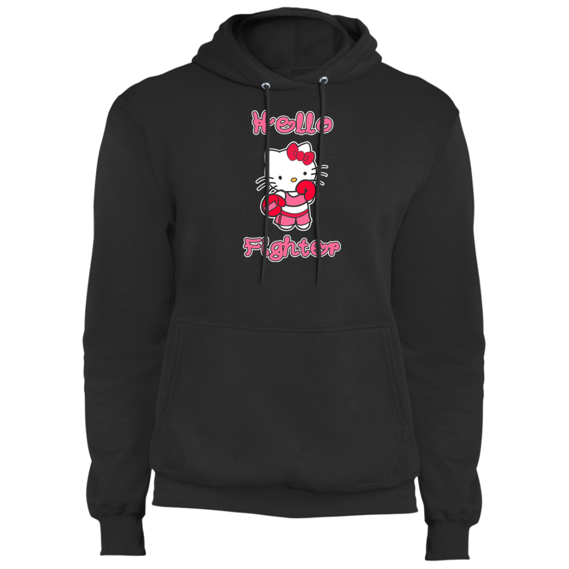 Artichoke Fight Gear Custom Design #11. Hello Fighter. Fleece Pullover Hoodie