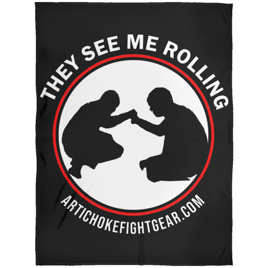 Artichoke Fight Gear Custom Design #16. They See Me Rolling. Arctic Fleece Blanket 60x80