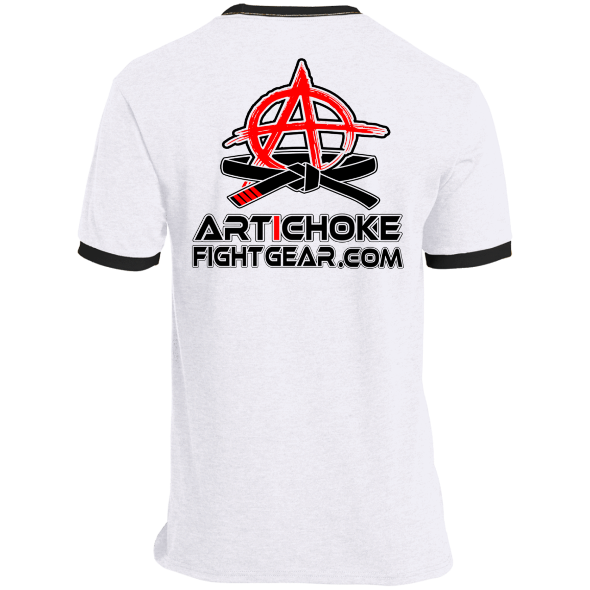 Artichoke Fight Gear Custom Design #3. Babality. Ringer Tee