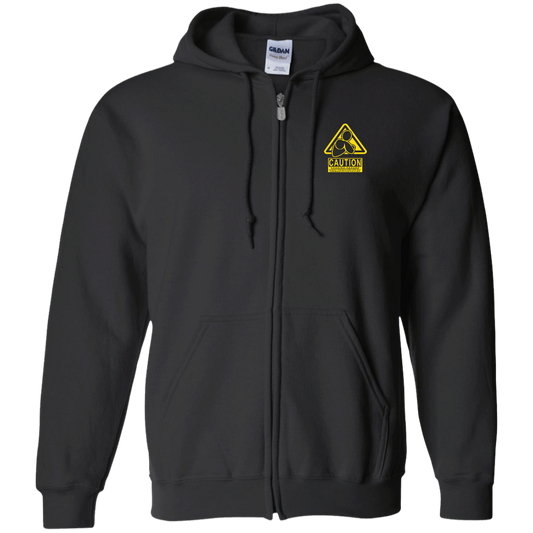 AFG Custom Design #07. CAUTION: CHOKING HAZARD. Zip Up Hooded Sweatshirt