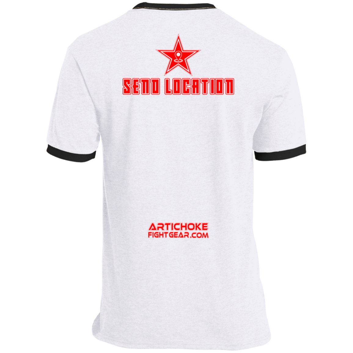 Artichoke Fight Gear Custom Design #17. SEND LOCATION. Ringer Tee