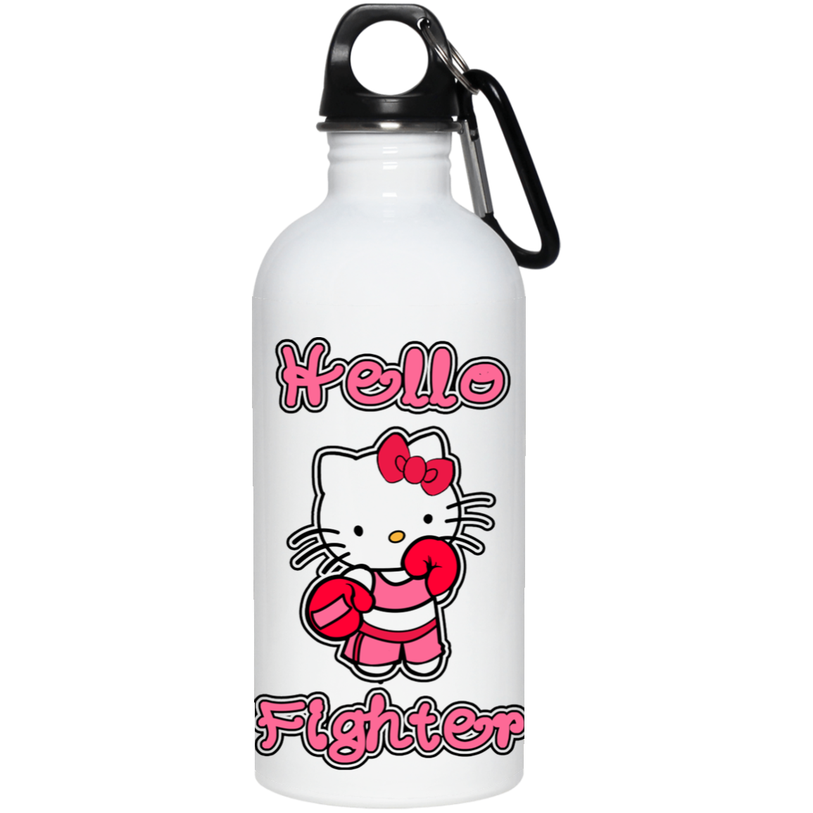 Artichoke Fight Gear Custom Design #11. Hello Fighter. 20 oz. Stainless Steel Water Bottle