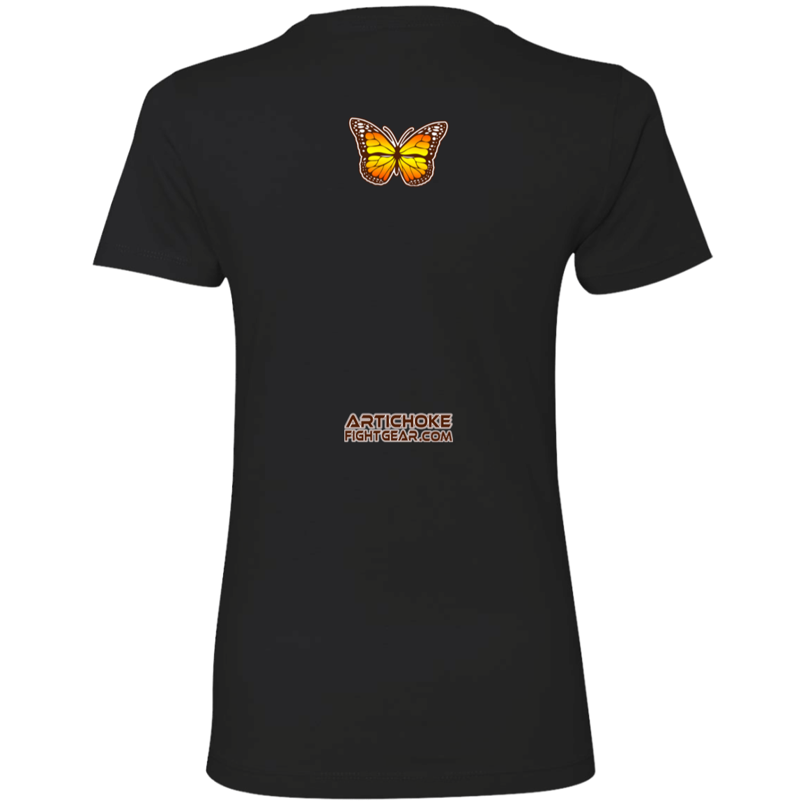 Artichoke Fight Gear Custom Design #6. Lepidopterology (Study of butterflies). Butterfly Guard. Ladies' Boyfriend T-Shirt