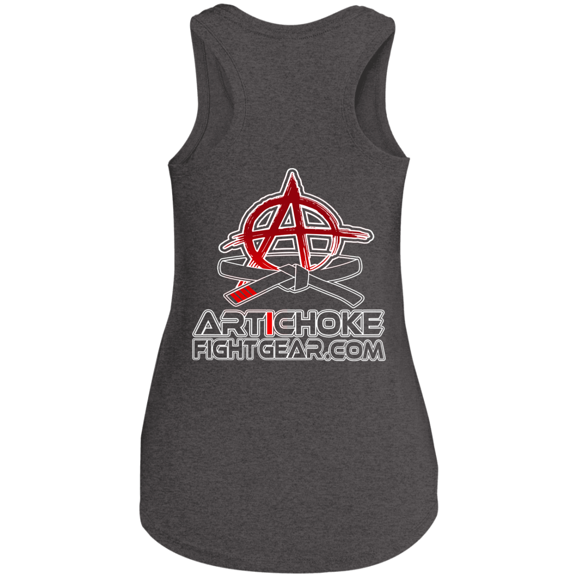 AFG Custom Design #08. FINISH HIM! Ladies' Tri Racerback Tank