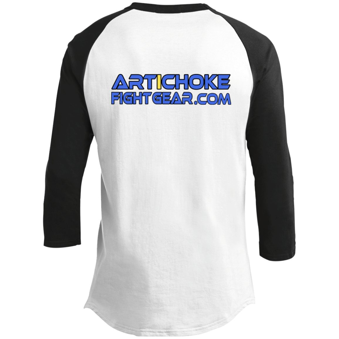 Artichoke Fight Gear Custom Design #13. BJJ, The New National Pastime. Youth 3/4 Raglan Sleeve Shirt