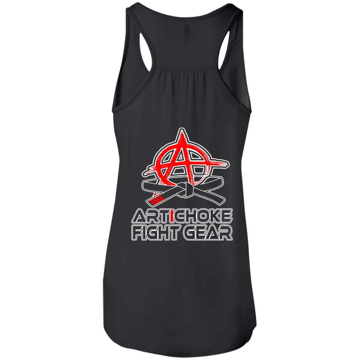 Artichoke Fight Gear Custom Design #16. They See Me Rolling. Flowy Racerback Tank