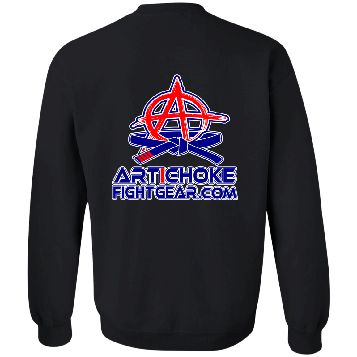 Artichoke Fight Gear Custom Design #4. MLB style BJJ. Crewneck Pullover Sweatshirt