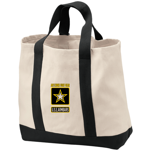 Artichoke Fight Gear Custom Design #2. USE ARMBARS. 2-Tone Shopping Tote