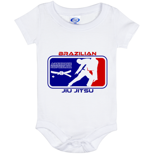 Artichoke Fight Gear Custom Design #4. MLB style BJJ. Baby Onesie 6 Month