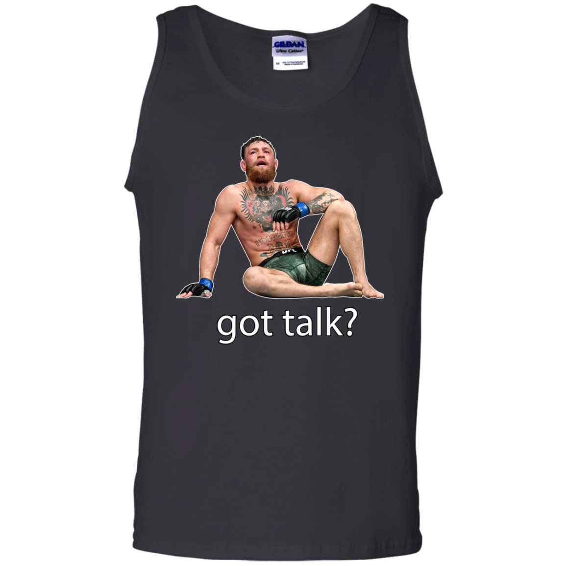 Artichoke Fight Gear Custom Design #10. Got Talk? 100% Cotton Tank Top