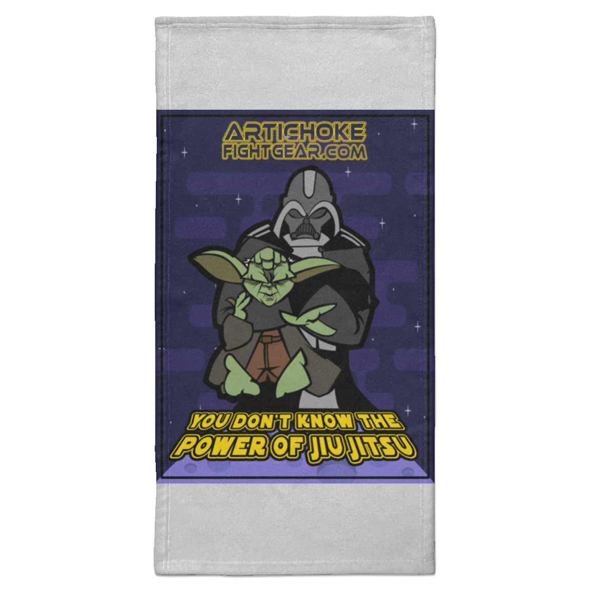 Artichoke Fight Gear Custom Design #20. You Don't Know the Power of Jiu Jitsu. Towel - 15x30