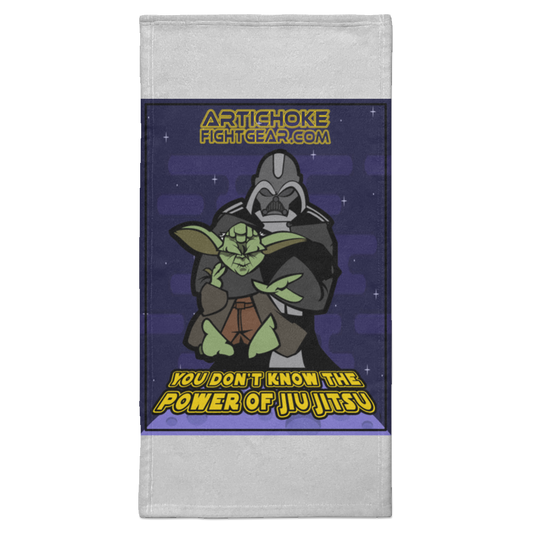 Artichoke Fight Gear Custom Design #20. You Don't Know the Power of Jiu Jitsu. Towel - 15x30