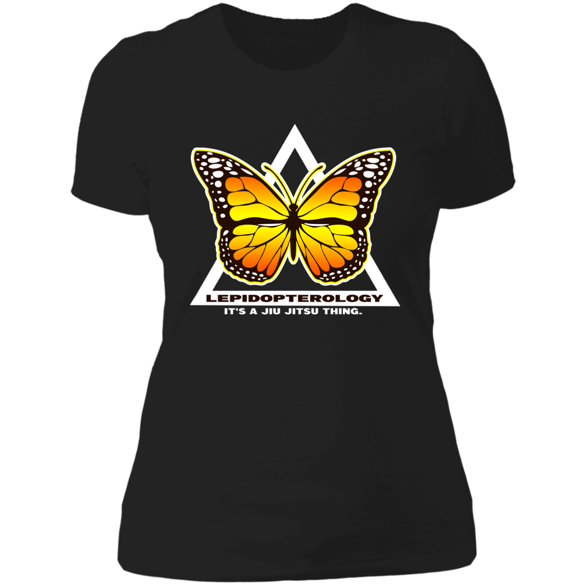 Artichoke Fight Gear Custom Design #6. Lepidopterology (Study of butterflies). Butterfly Guard. Ladies' Boyfriend T-Shirt