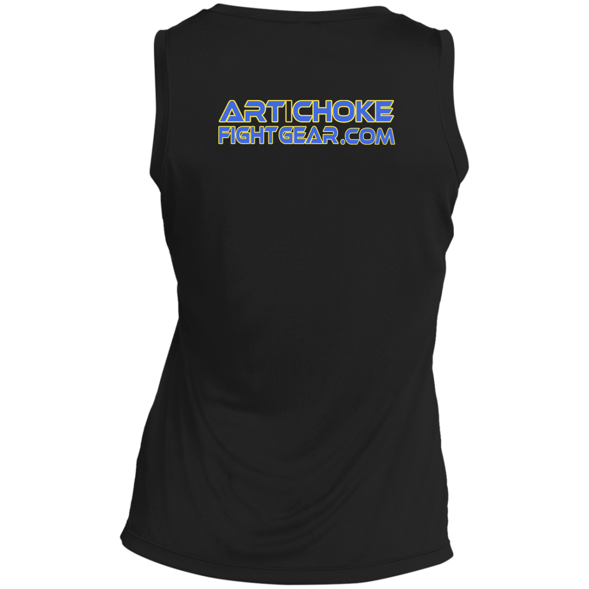 Artichoke Fight Gear Custom Design #13. BJJ, The New National Pastime. Ladies' Sleeveless V-Neck Performance Tee