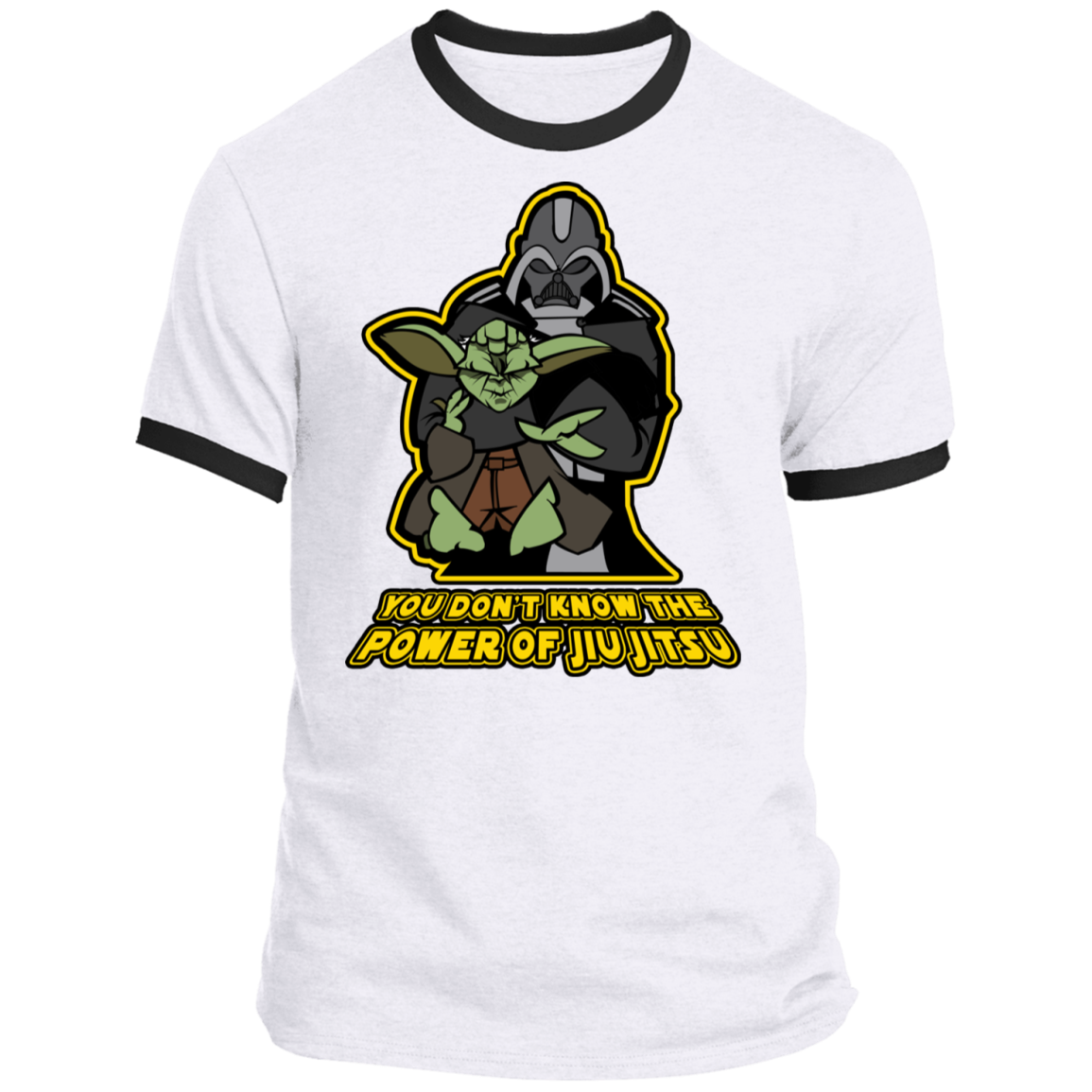 Artichoke Fight Gear Custom Design #20. You Don't Know the Power of Jiu Jitsu. Ringer Tee