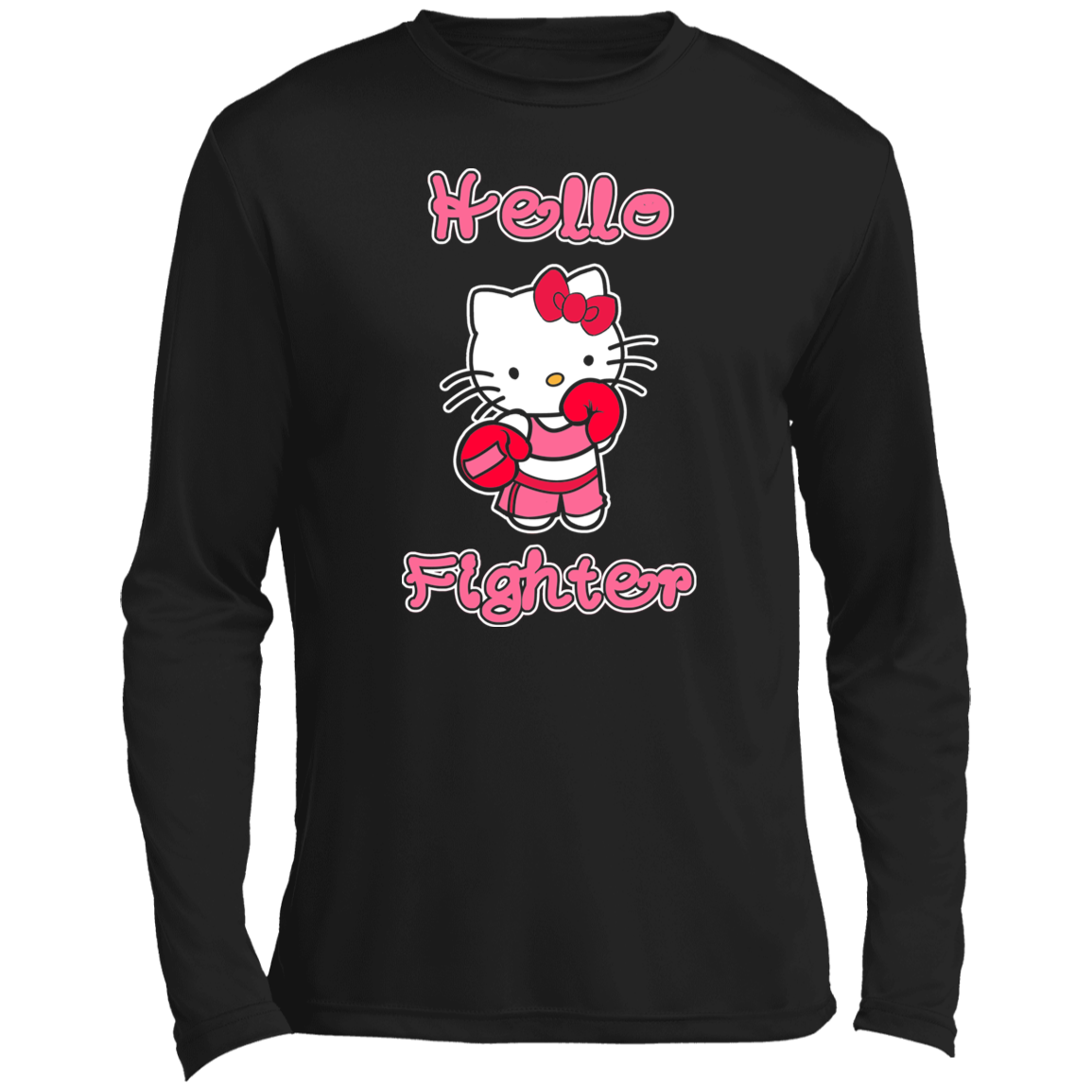 Artichoke Fight Gear Custom Design #11. Hello Fighter. Men’s Long Sleeve 100% Polyester