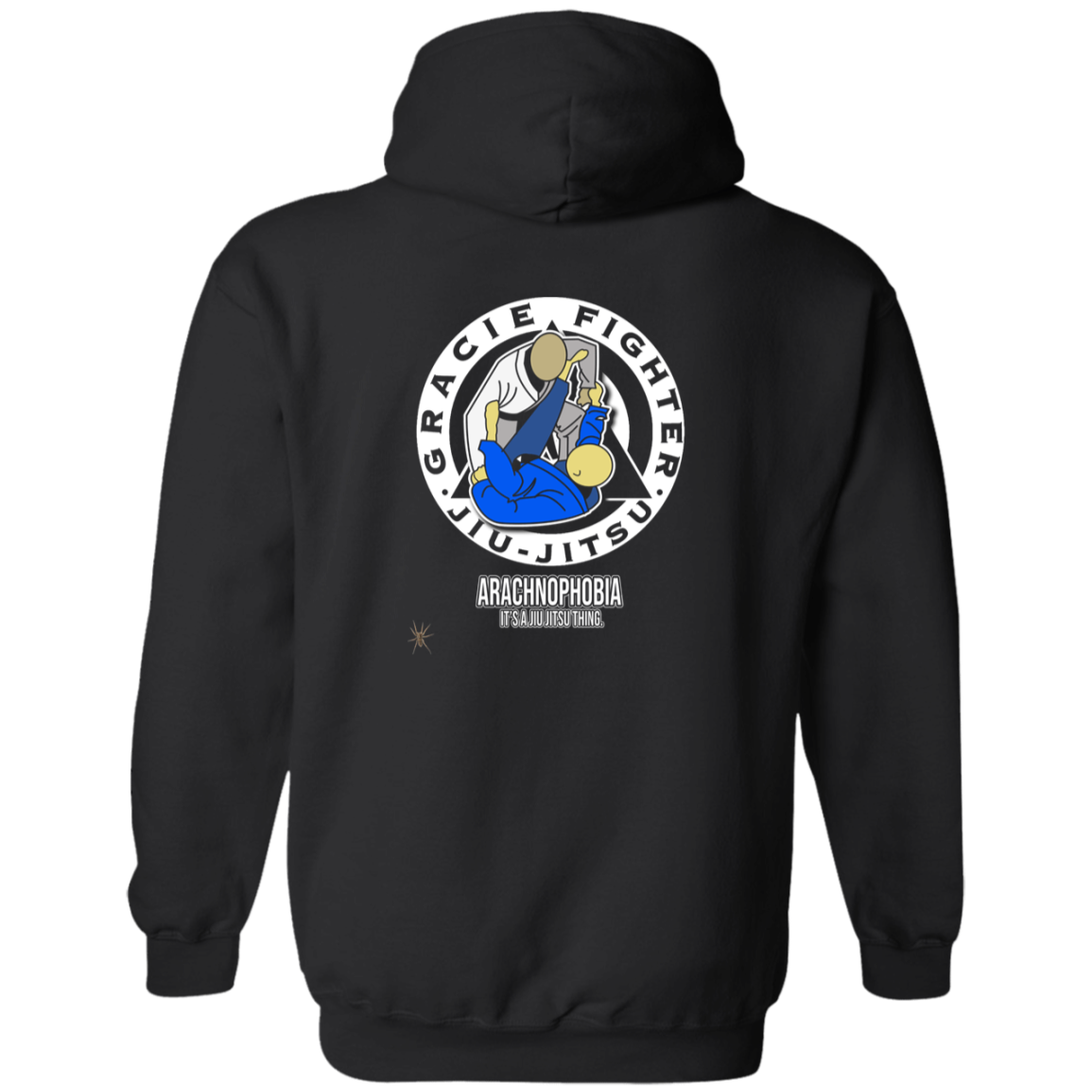 Artichoke Fight Gear Custom Design #1. Arachnophobia: Fear of Spiders. Spider Guard. It's a Jiu Jitsu Thing. Zip Up Hooded Sweatshirt