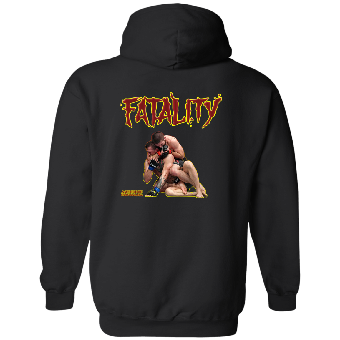 Artichoke Fight Gear Custom Design #21. FATLAITY! Zip Up Hooded Sweatshirt