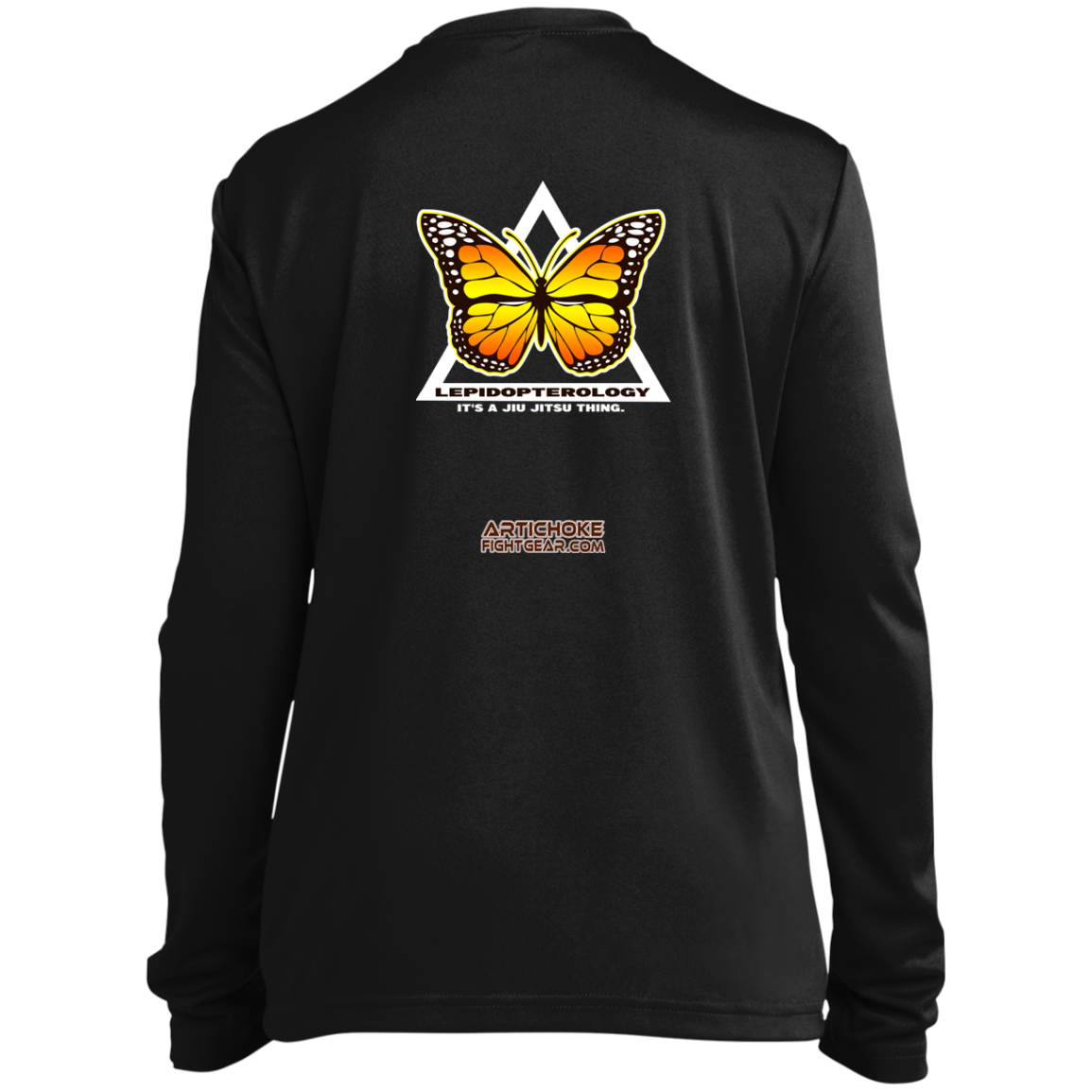 Artichoke Fight Gear Custom Design #6. Lepidopterology (Study of butterflies). Butterfly Guard. Youth 100% Polyester Long Sleeve