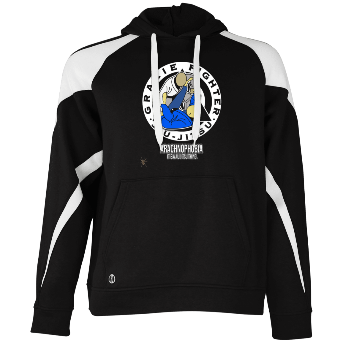 Artichoke Fight Gear Custom Design #1. Arachnophobia: Fear of Spiders. Spider Guard. It's a Jiu Jitsu Thing. Colorblock Fleece Hoodie