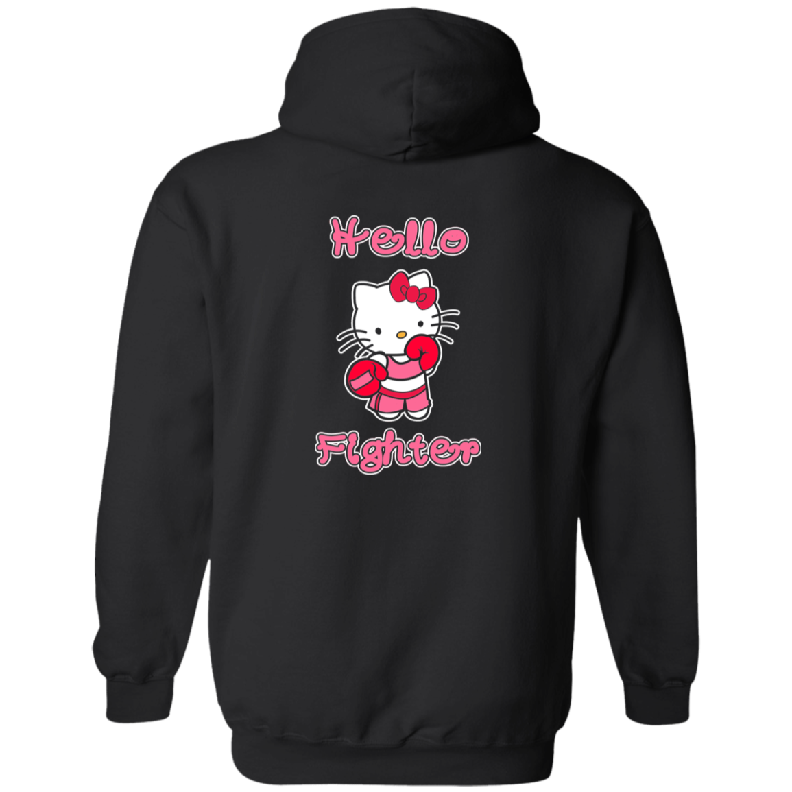 Artichoke Fight Gear Custom Design #11. Hello Fighter.  Zip Up Hooded Sweatshirt