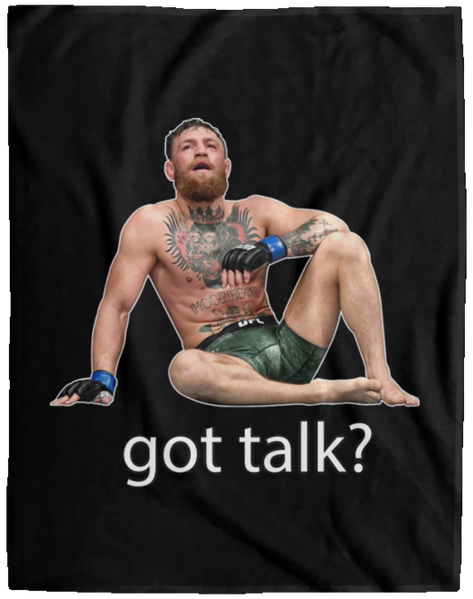 Artichoke Fight Gear Custom Design #10. Got Talk? Cozy Plush Fleece Blanket - 60x80