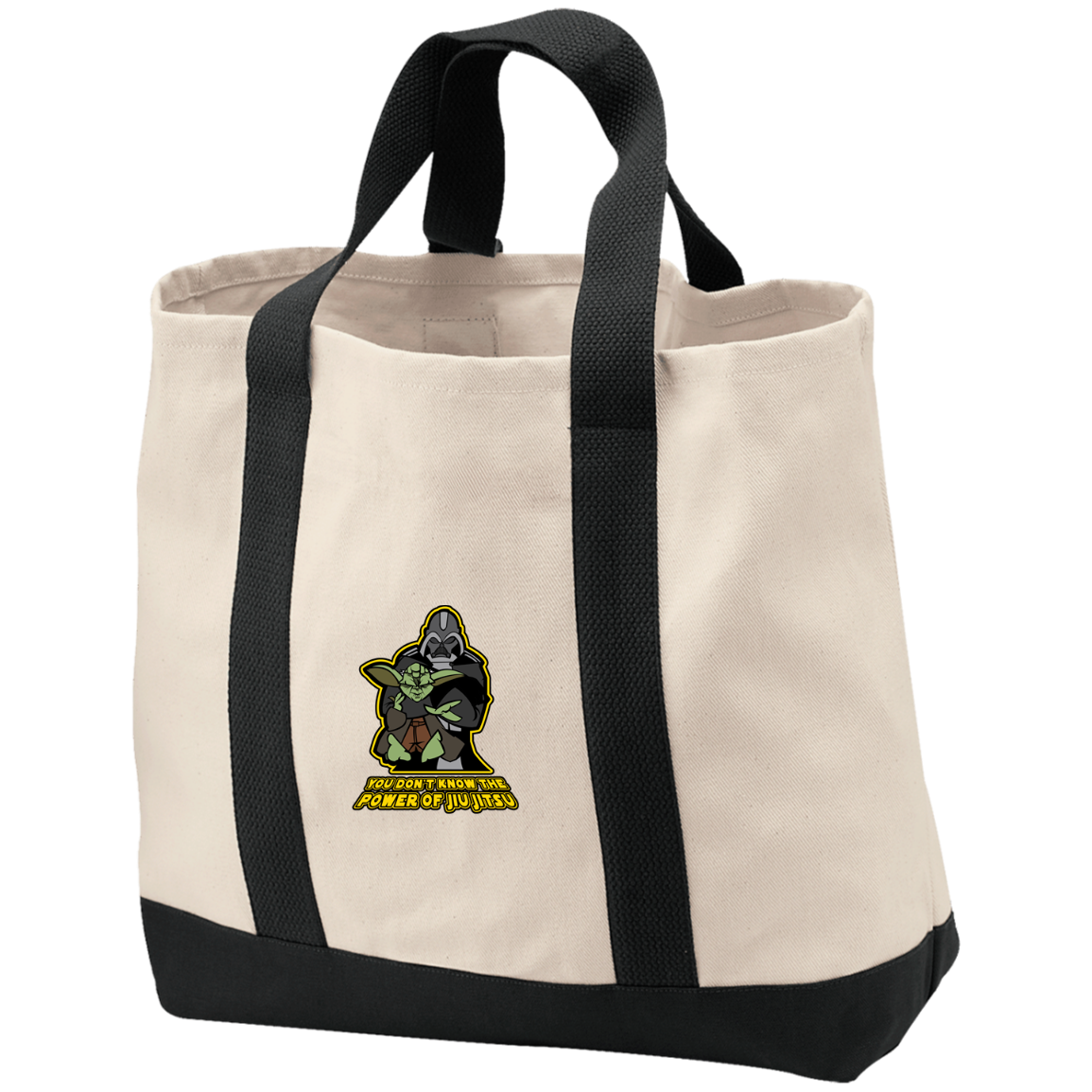 Artichoke Fight Gear Custom Design #20. You Don't Know the Power of Jiu Jitsu. 2-Tone Shopping Tote